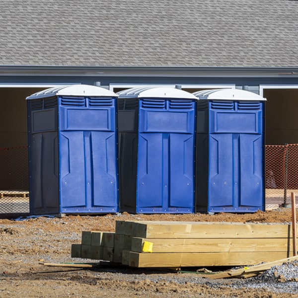 are there any restrictions on where i can place the porta potties during my rental period in Allport PA